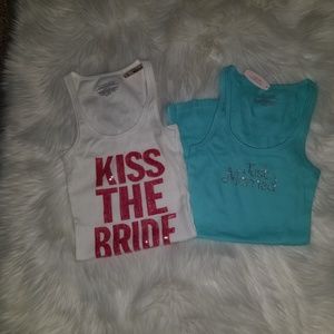 2 Victoria Secret bridal tank tops